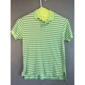 Polo Ralph Lauren Shirt Mens L Striped  Pullover Pony‎ Logo Short Sleeve